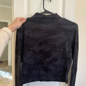 Lululemon All Aligned Long Sleeve Top - Black Camo